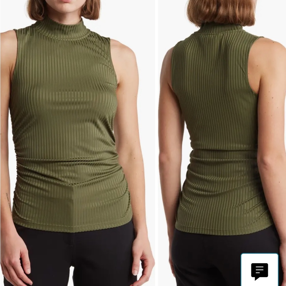 Veronica Beard  Mobler tank top in Stone Army color. Size Small.